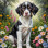 Brittany Spaniel Puppy Portrait Paintings