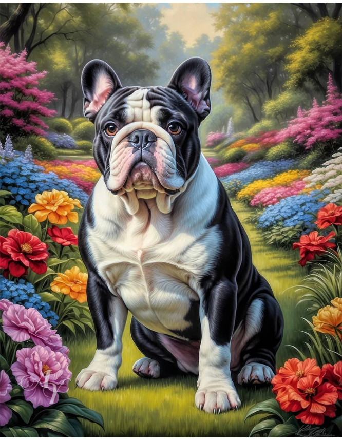Bulldog Portrait Paintings Bulldog Portrait Paintings