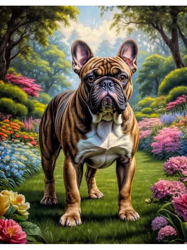Bulldog Portrait Paintings