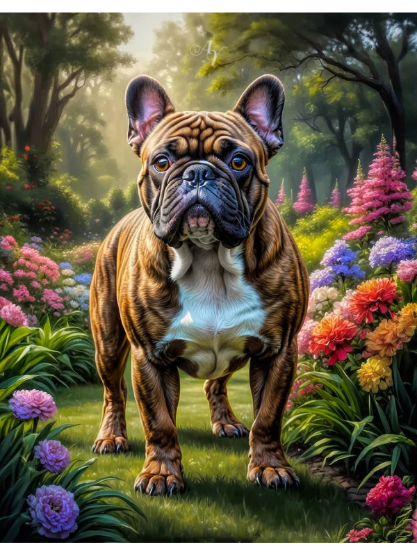 Bulldog Portrait Paintings