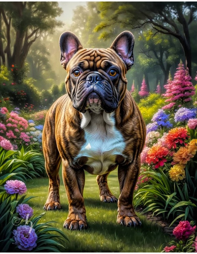 Bulldog Portrait Paintings Bulldog Portrait Paintings
