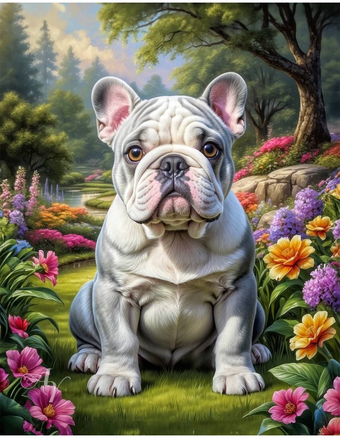 Bulldog Puppy Portrait Paintings Bulldog Puppy Portrait Paintings