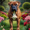 Bullmastiff Dog Portrait Paintings