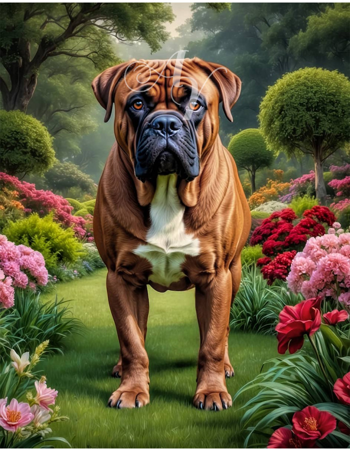 Bullmastiff Dog Portrait Paintings Bullmastiff Dog Portrait Paintings