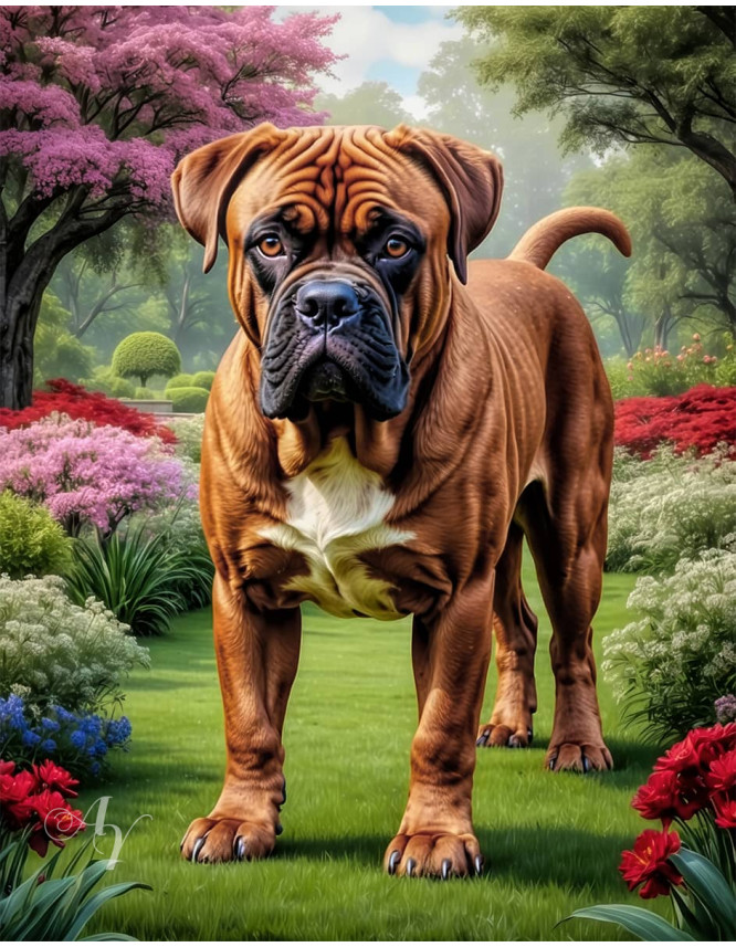 Bullmastiff Dog Portrait Paintings Bullmastiff Dog Portrait Paintings