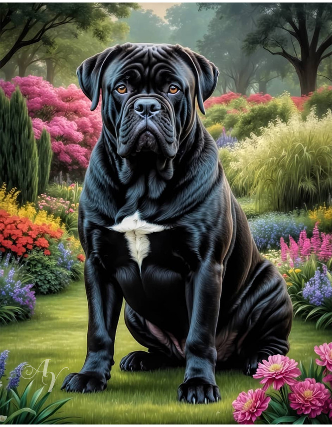 Bullmastiff Dog Portrait Paintings Bullmastiff Dog Portrait Paintings