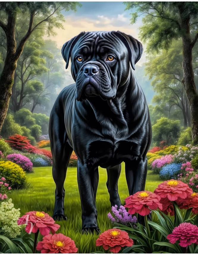 Bullmastiff Dog Portrait Paintings Bullmastiff Dog Portrait Paintings