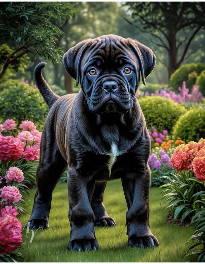 Bullmastiff Puppy Portrait Paintings Bullmastiff Puppy Portrait Paintings