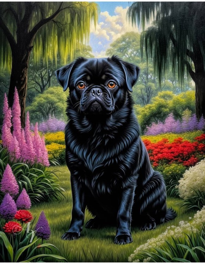 Chug Dog Portrait Paintings