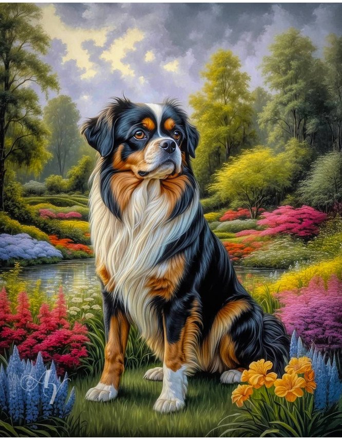 Chug Dog Portrait Paintings