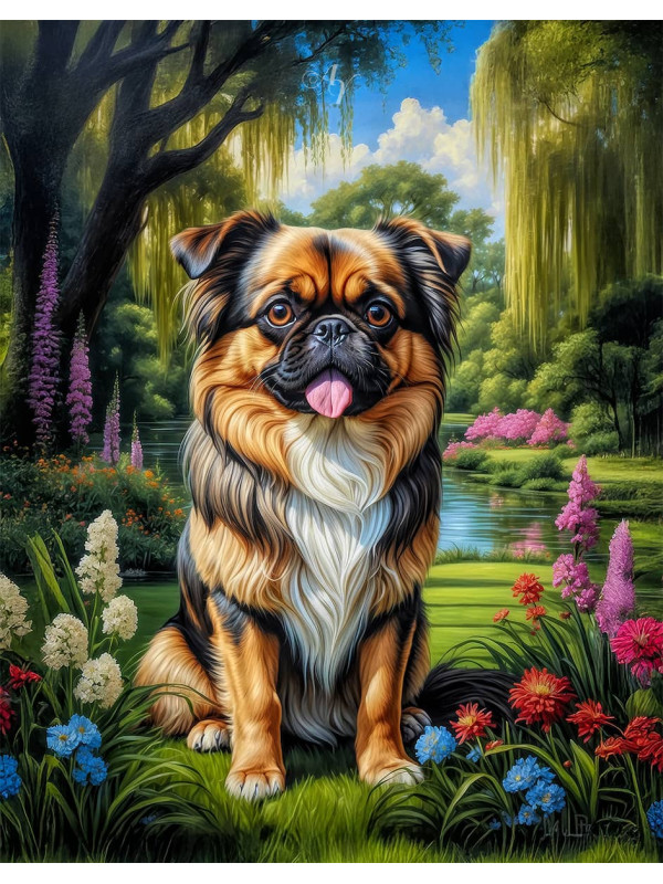 Chug Dog Portrait Paintings