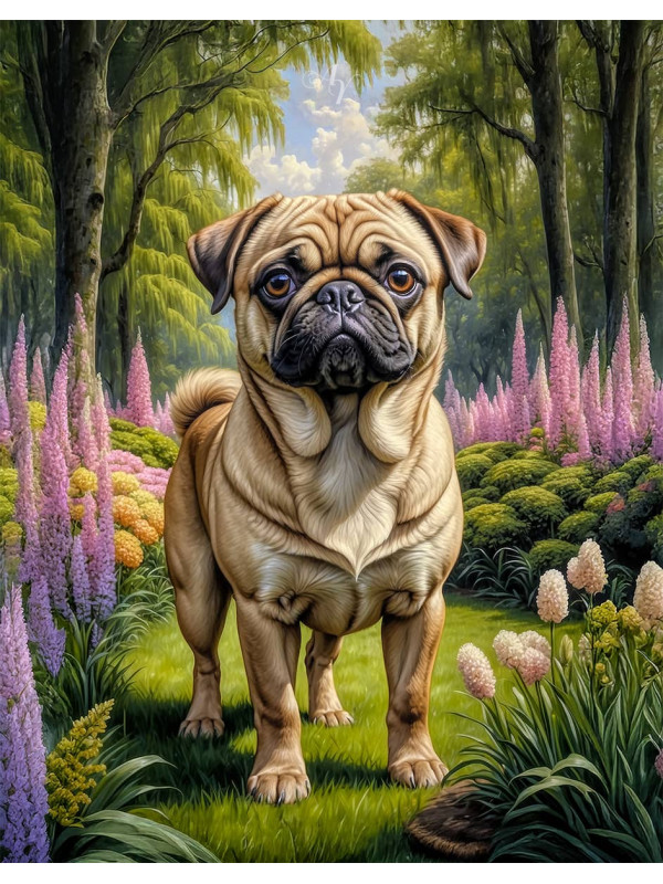 Chug Dog Portrait Paintings
