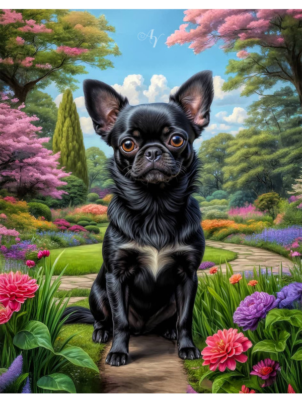 Chug Dog Portrait Paintings