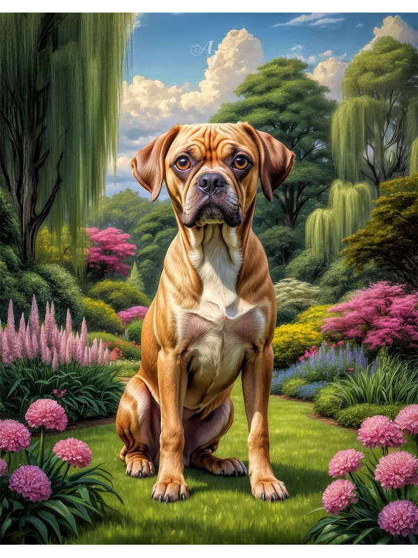 Chug Dog Portrait Paintings