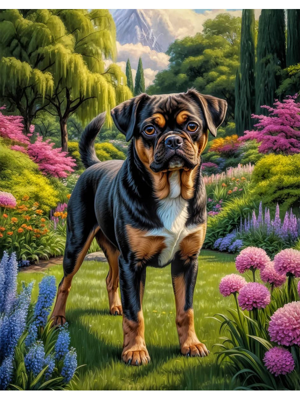 Chug Dog Portrait Paintings