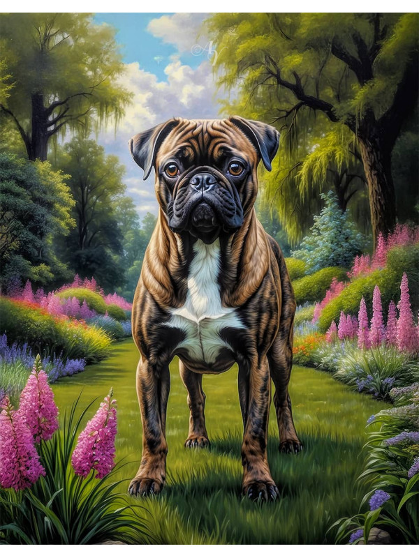 Chug Dog Portrait Paintings