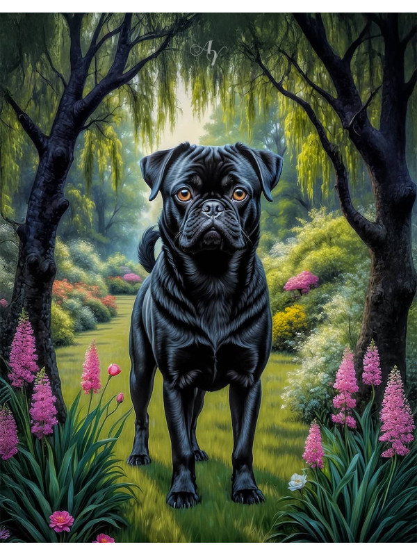 Chug Dog Portrait Paintings