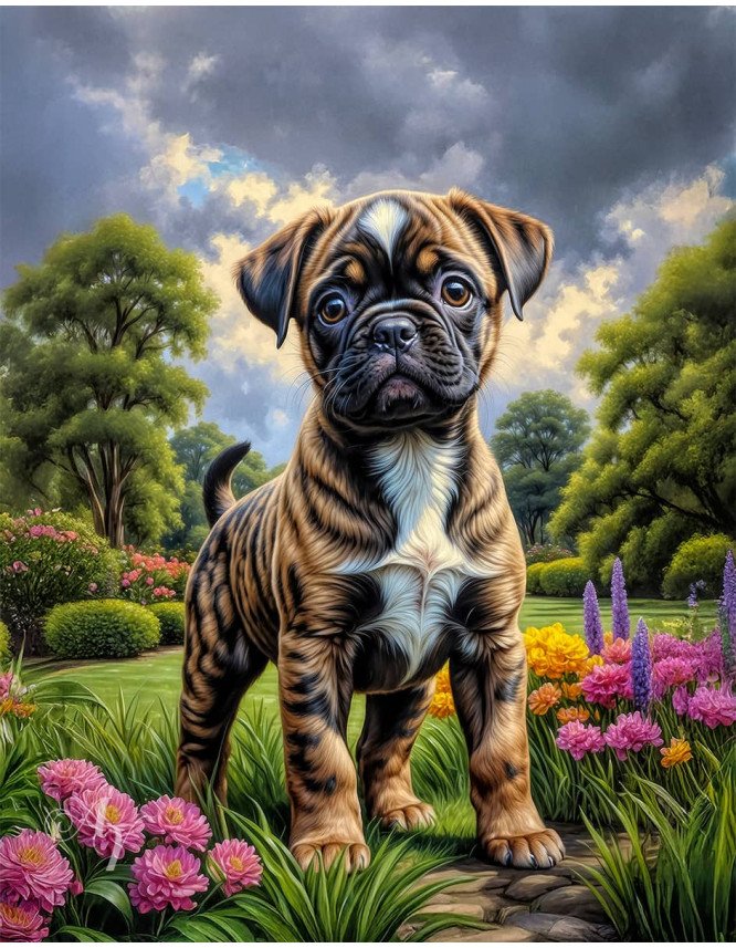 Chug Puppy Portrait Paintings Chug Puppy Portrait Paintings