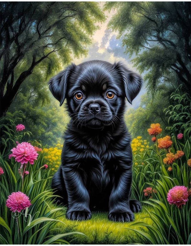 Chug Puppy Portrait Paintings Chug Puppy Portrait Paintings