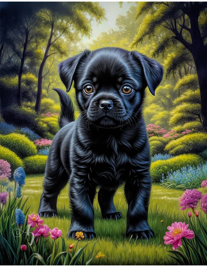 Chug Puppy Portrait Paintings Chug Puppy Portrait Paintings
