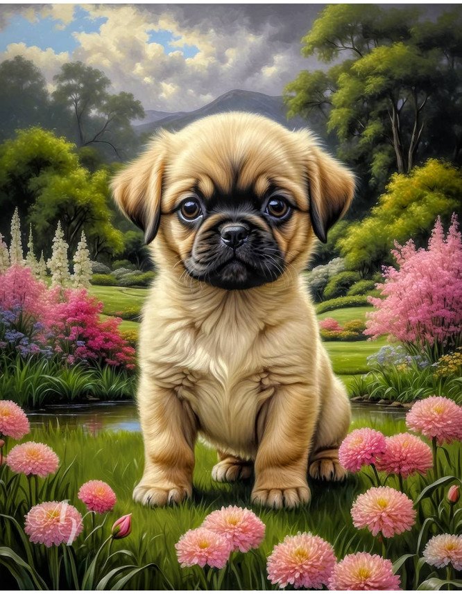 Chug Puppy Portrait Paintings Chug Puppy Portrait Paintings
