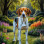 American Foxhound Portrait Paintings