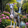 Italian Greyhound Portrait Paintings