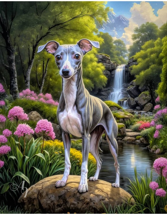 Italian Greyhound Portrait Paintings Italian Greyhound Portrait Paintings