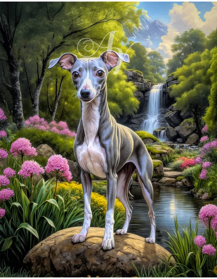 Italian Greyhound Portrait Paintings Italian Greyhound Portrait Paintings