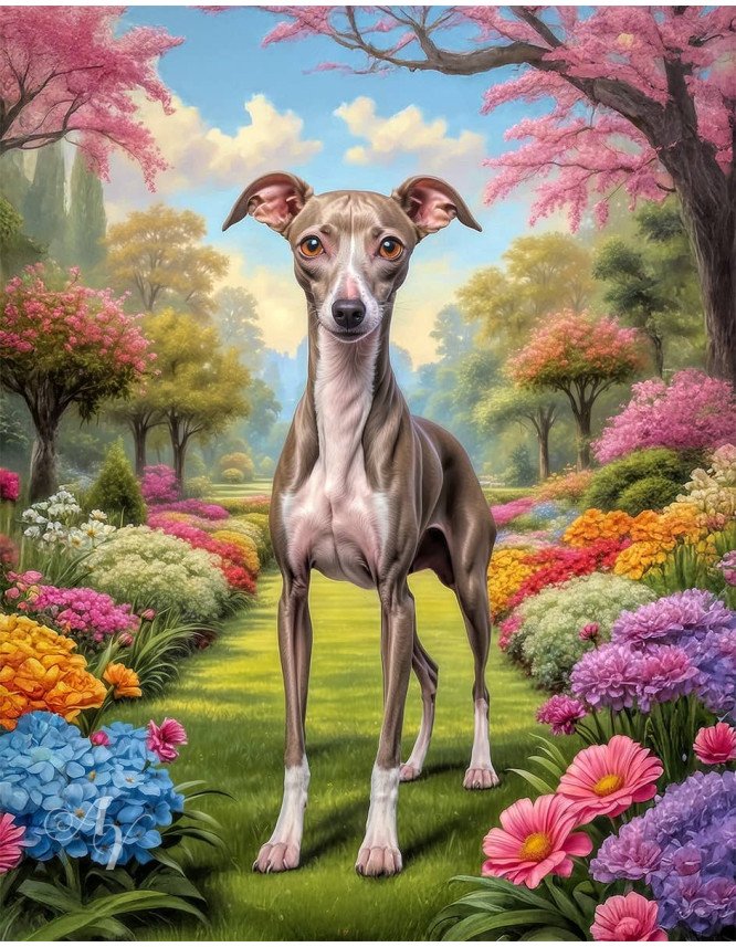 Italian Greyhound Portrait Paintings Italian Greyhound Portrait Paintings