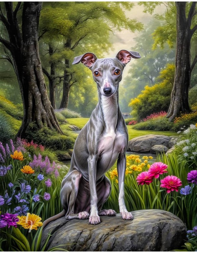 Italian Greyhound Portrait Paintings Italian Greyhound Portrait Paintings