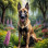 Belgian Malinois Portrait Paintings