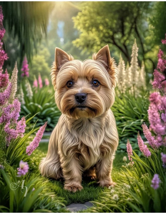 Norwich Terrier Dog Portrait Paintings Norwich Terrier Dog Portrait Paintings