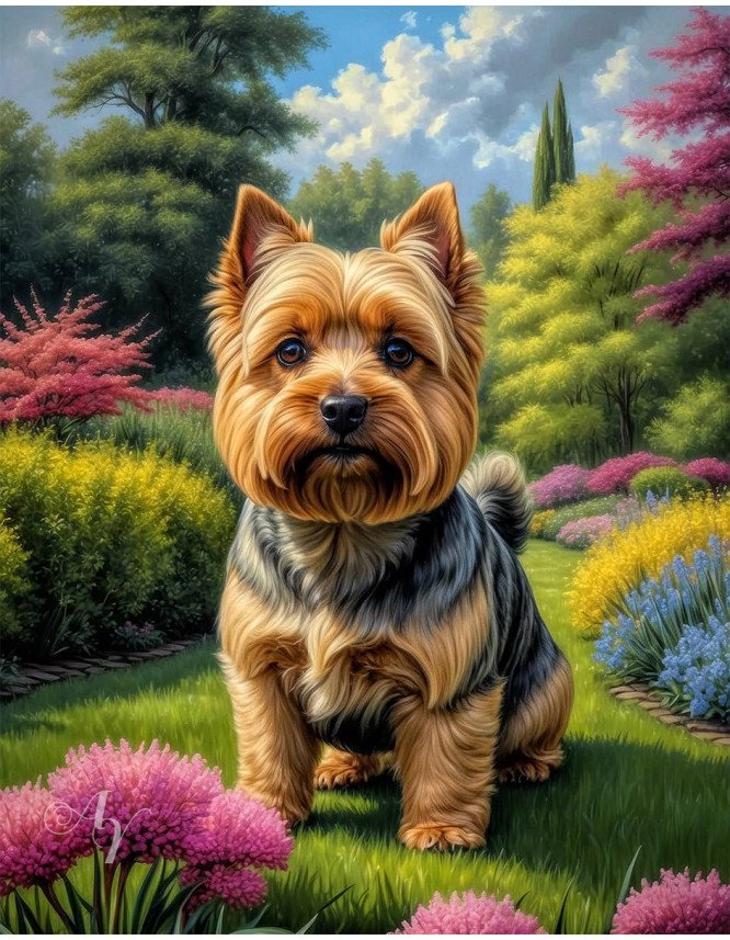 Norwich Terrier Dog Portrait Paintings Norwich Terrier Dog Portrait Paintings
