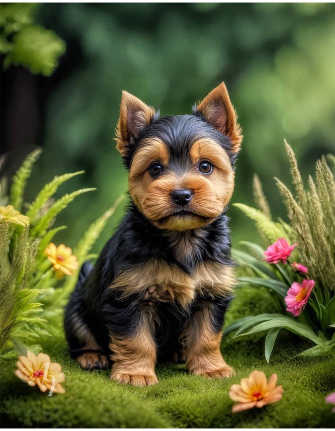 Norwich Terrier Puppy Portrait Paintings Norwich Terrier Puppy Portrait Paintings