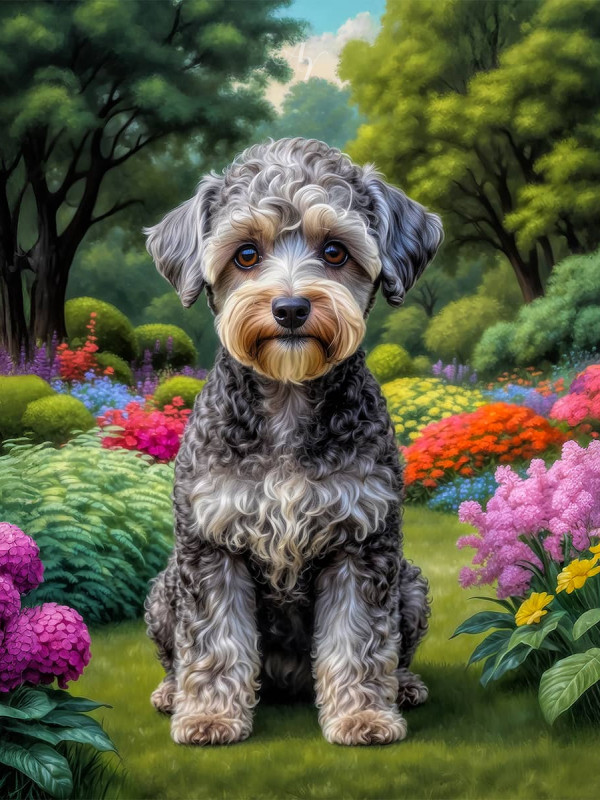 Schnoodle Portrait Paintings