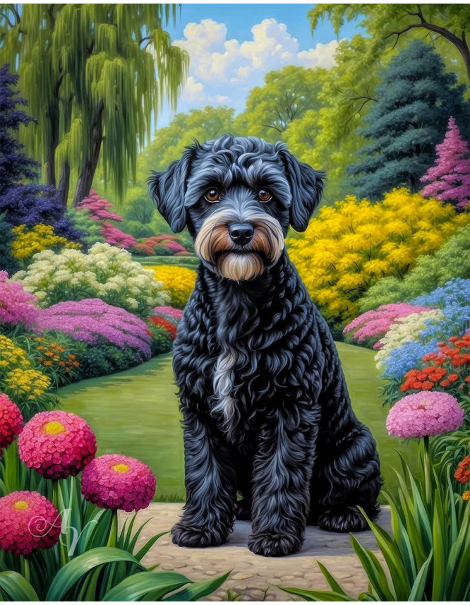 Schnoodle Portrait Paintings Schnoodle Portrait Paintings