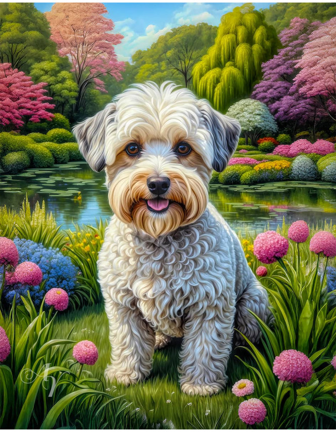 Schnoodle Portrait Paintings Schnoodle Portrait Paintings