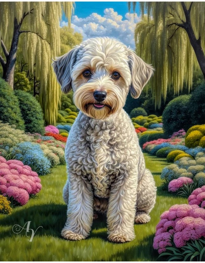 Schnoodle Portrait Paintings Schnoodle Portrait Paintings