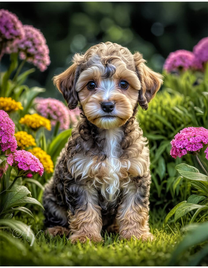 Schnoodle Portrait Paintings Schnoodle Portrait Paintings