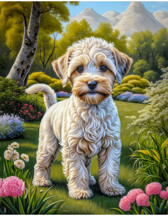 Schnoodle Portrait Paintings Schnoodle Portrait Paintings