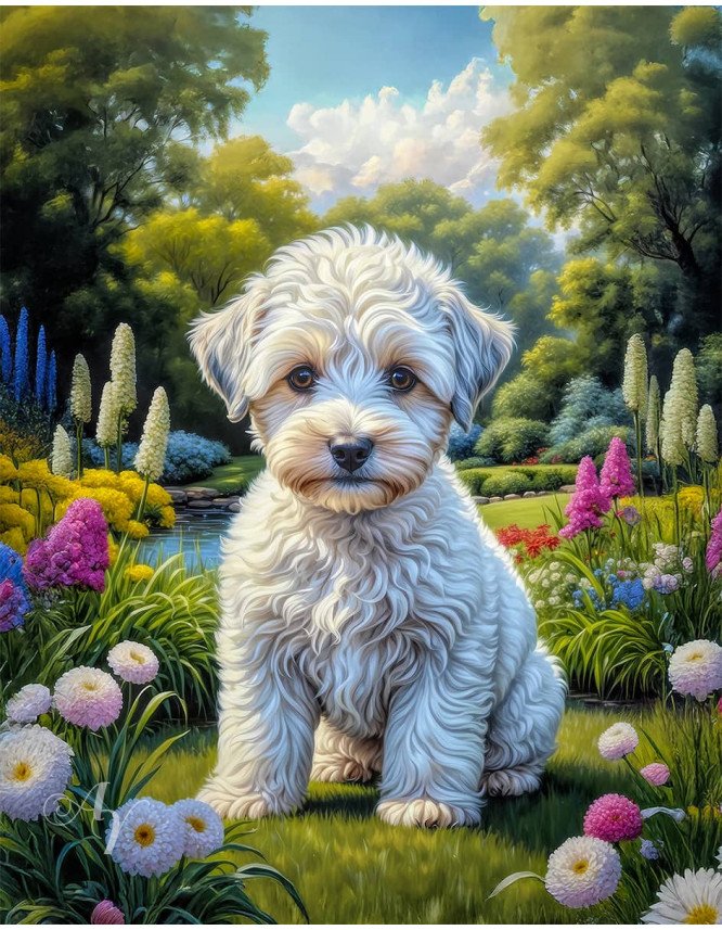Schnoodle Portrait Paintings Schnoodle Portrait Paintings