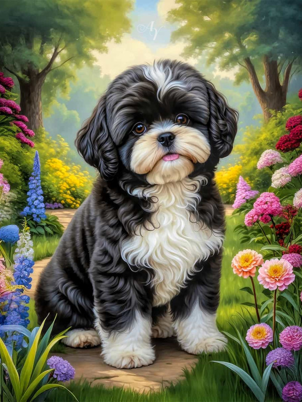 Shihpoo Portrait Paintings