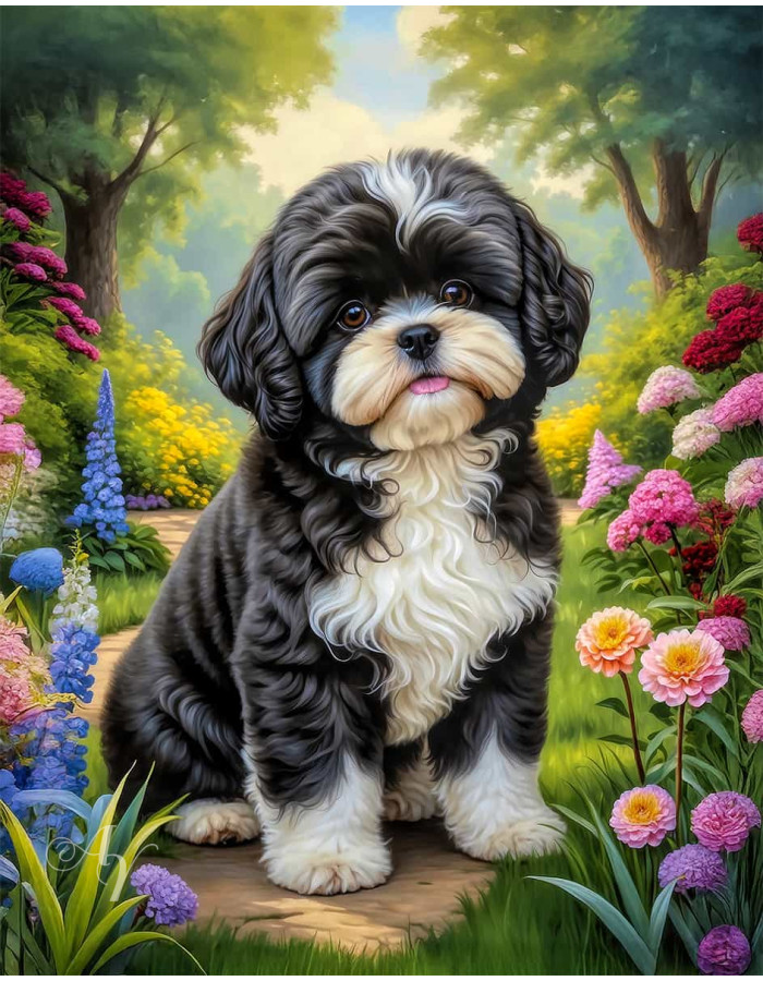 Shihpoo Portrait Paintings Shihpoo Portrait Paintings