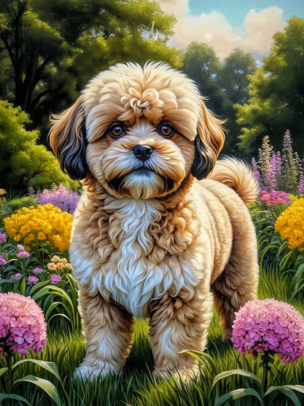Shihpoo Portrait Paintings
