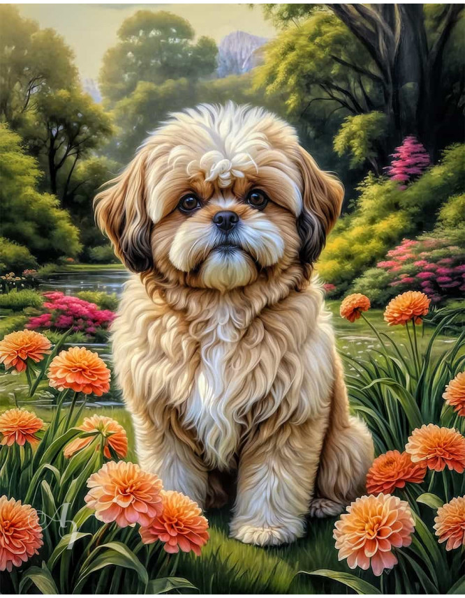 Shihpoo Portrait Paintings Shihpoo Portrait Paintings