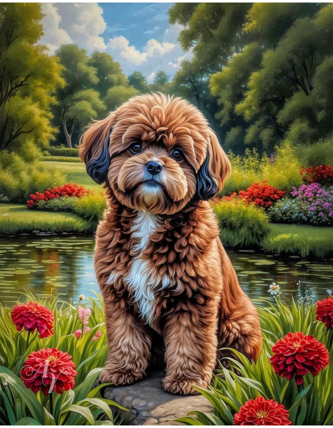 Shihpoo Portrait Paintings Shihpoo Portrait Paintings