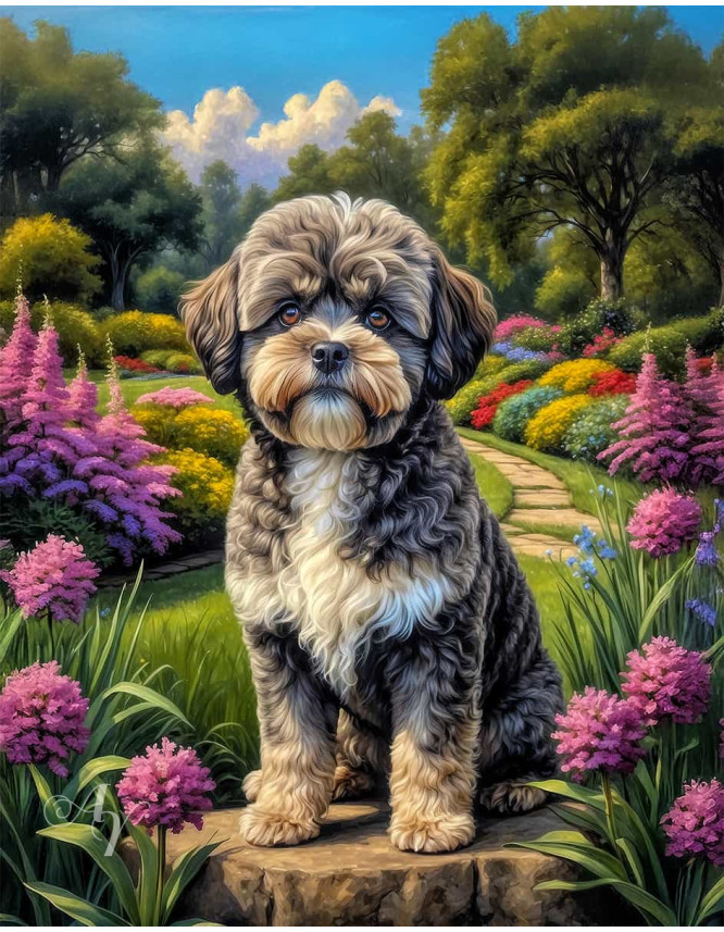 Shihpoo Portrait Paintings Shihpoo Portrait Paintings