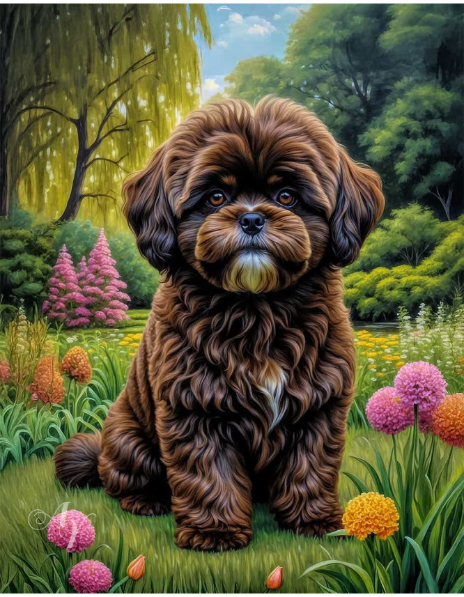 Shihpoo Portrait Paintings Shihpoo Portrait Paintings