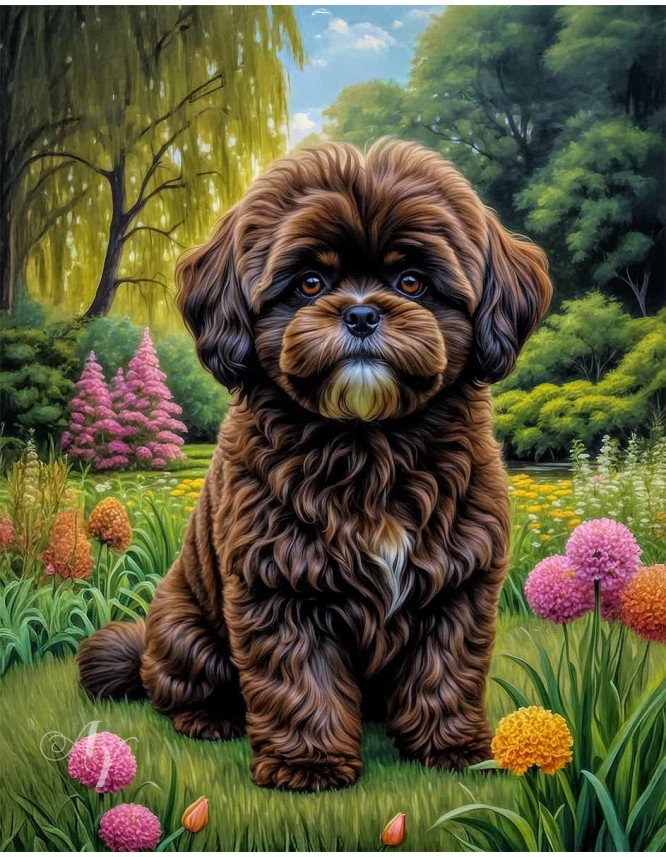 Shihpoo Portrait Paintings Shihpoo Portrait Paintings